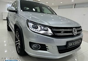 Volkswagen Tiguan 1.4 TSI AT Sunroof 2015 Silver Android Player